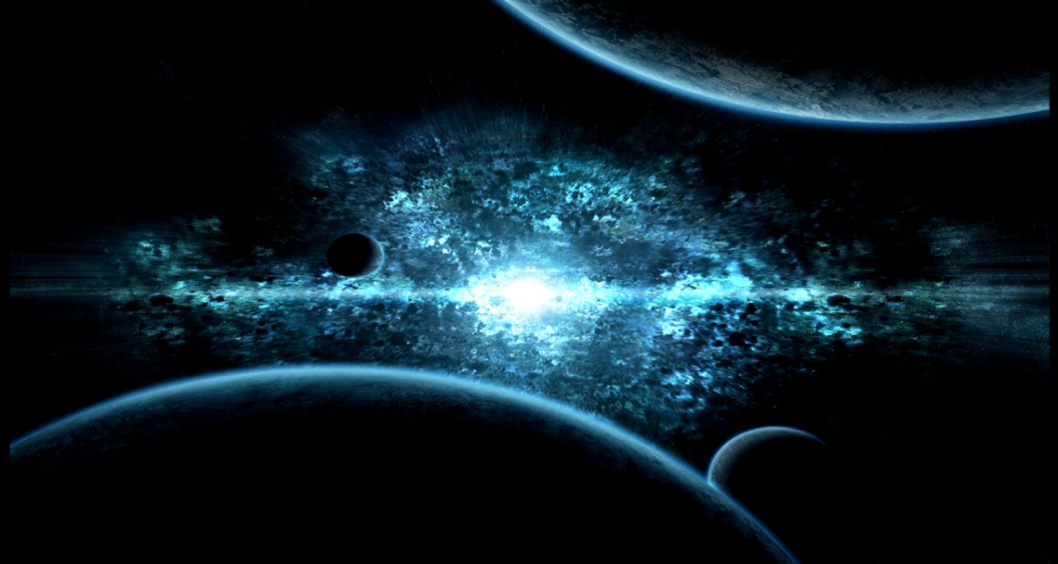 Blue Outer Space Planets Awesome Free Desktop HD Wallpaper Blue Outer Space Planets Awesome Free Desktop HD Wallpaper