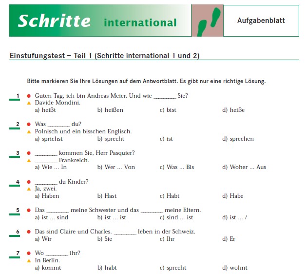 Schritte international