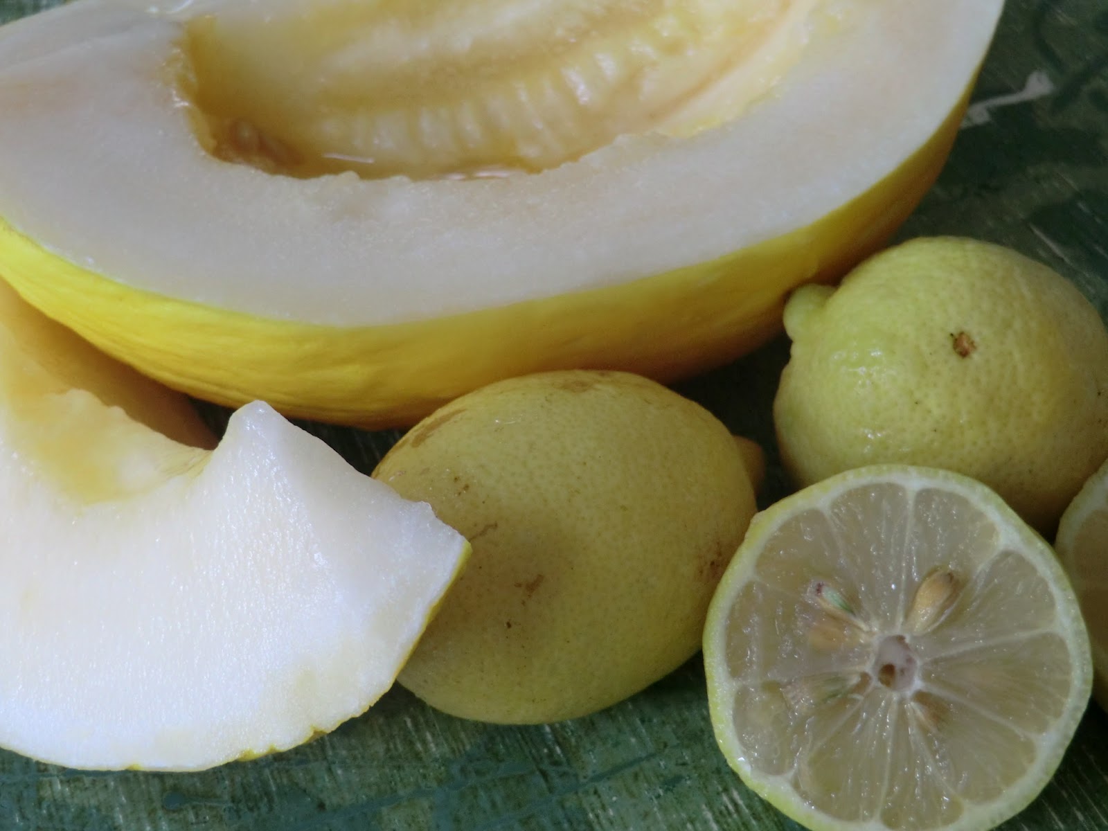 Ma petite cuisine gourmande sans gluten ni lactose Confiture de melon jaune aux citrons et à l