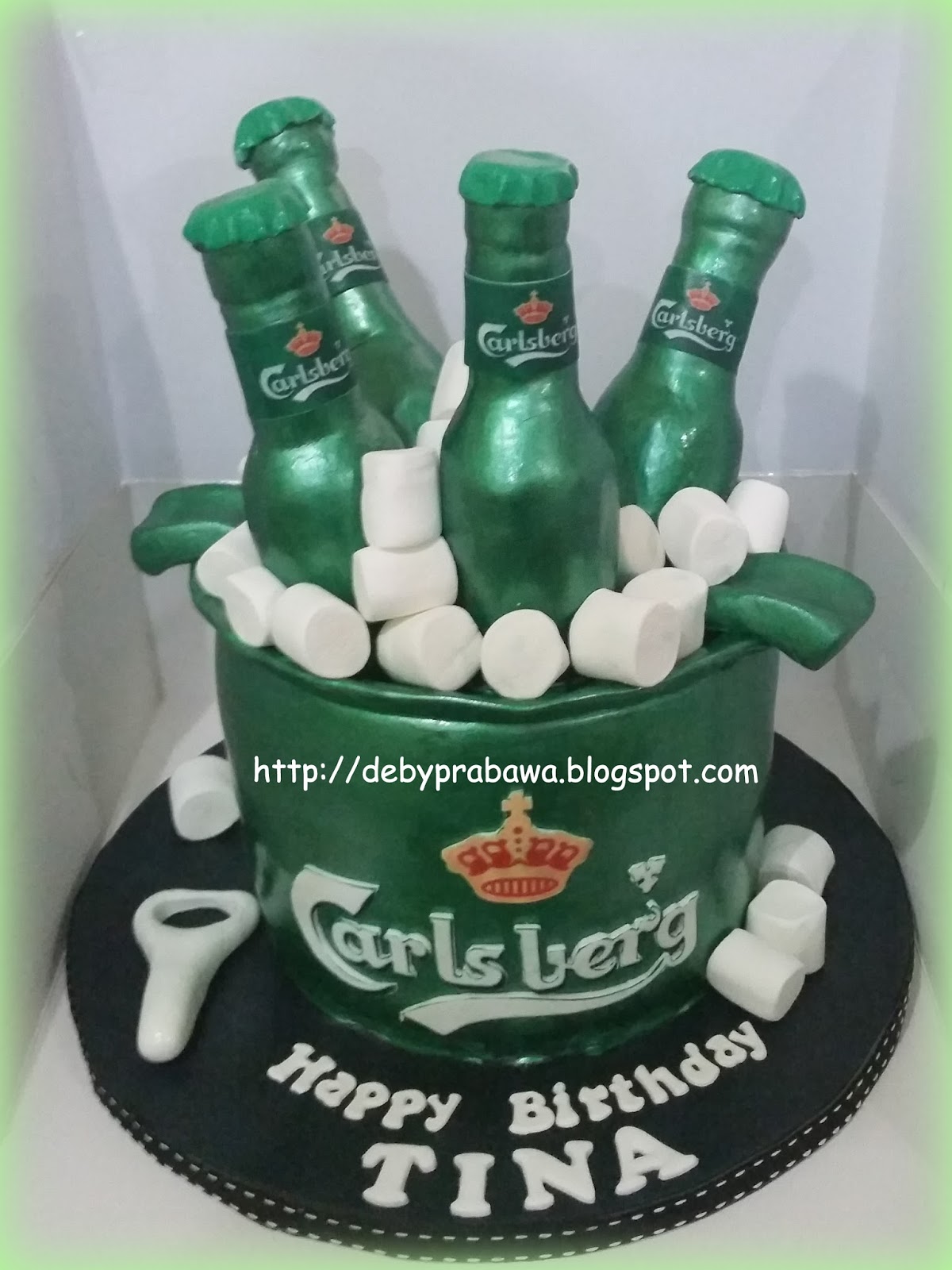 Butterfly Cake Beer Cake Carlsberg Beer
