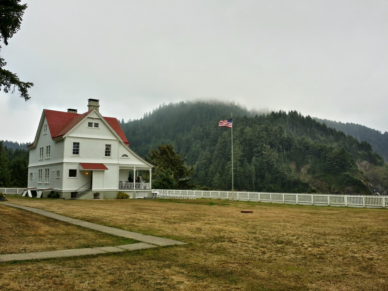 Heceta Head Lighthouse keepers quarters - now a Bed & Breakfast