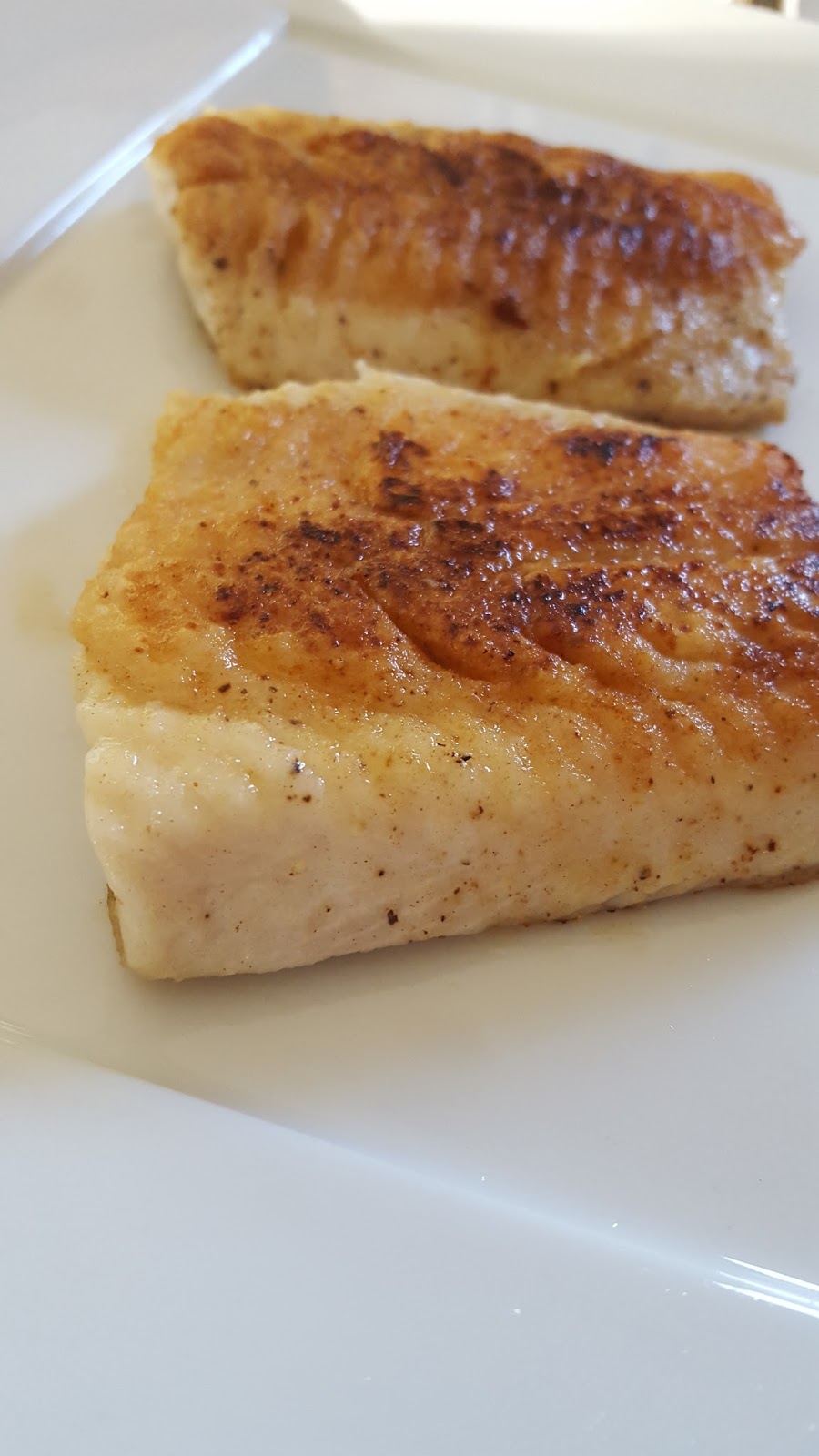 PanFried Whitefish with Warm Olive and Walnut Topping Chef Jen