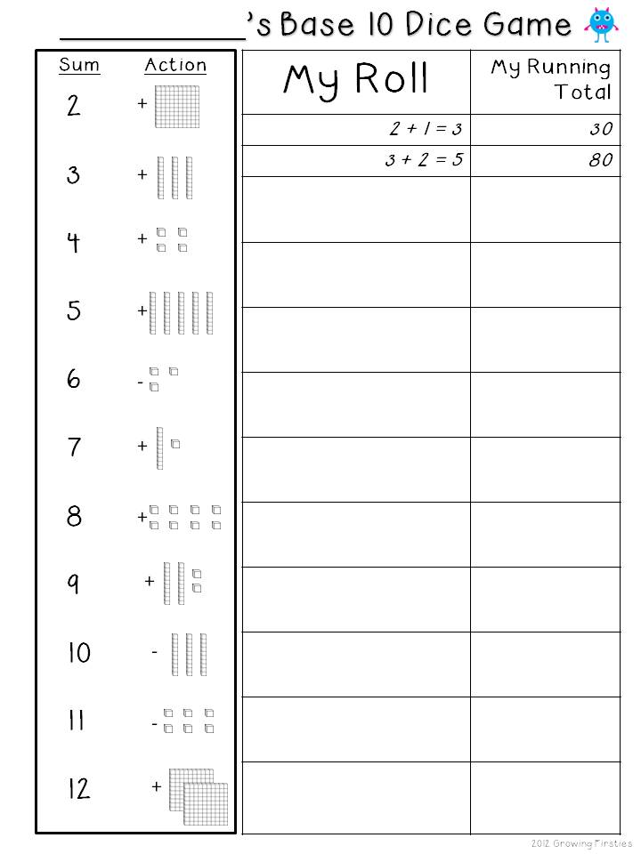 Place Value Games - Base 10 Blocks | Growing Firsties