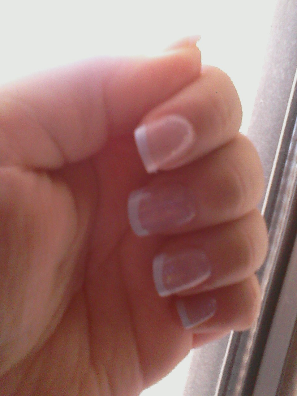 Tiny plastic fingernails How I handle air bubbles