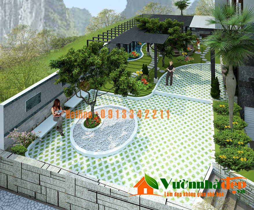 Khuyến mãi tháng 8 - Miễn phí thiết kế sân vườn, bảo hành cây xanh 3 tháng. - 4