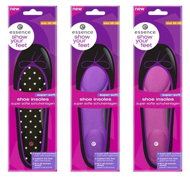 Essence ''Show Your Feet'' Trend Edition Shoe Insoles