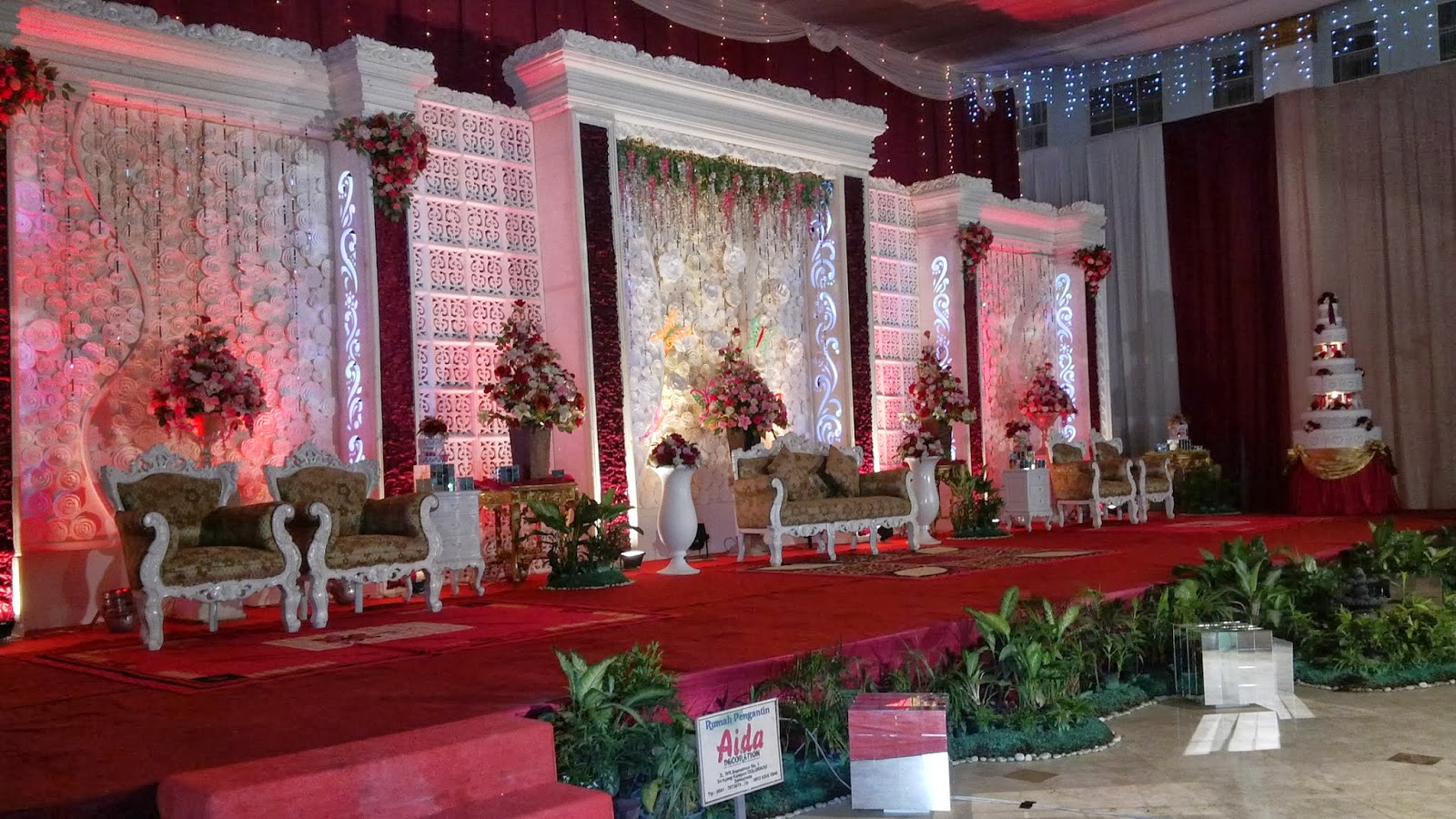 Aida Decoration Exhibition Dekorasi Pernikahan di dekorasi pernikahan di ballroom hotel