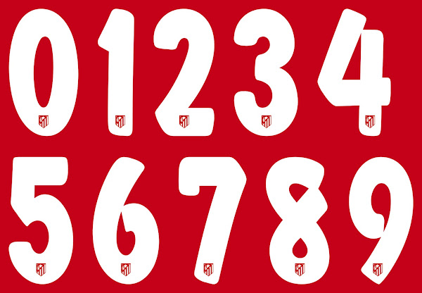 Atletico Madrid Kiko Nameset Shirt Soccer Number Letter Heat Print Football A 