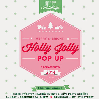 Holly Jolly Pop Up this Sunday – DIY, food + beverages, style, beauty, wedding, and more!