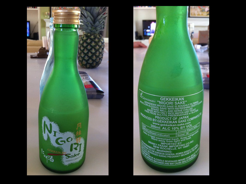 Sake Review Gekkeikan Nigori Sake