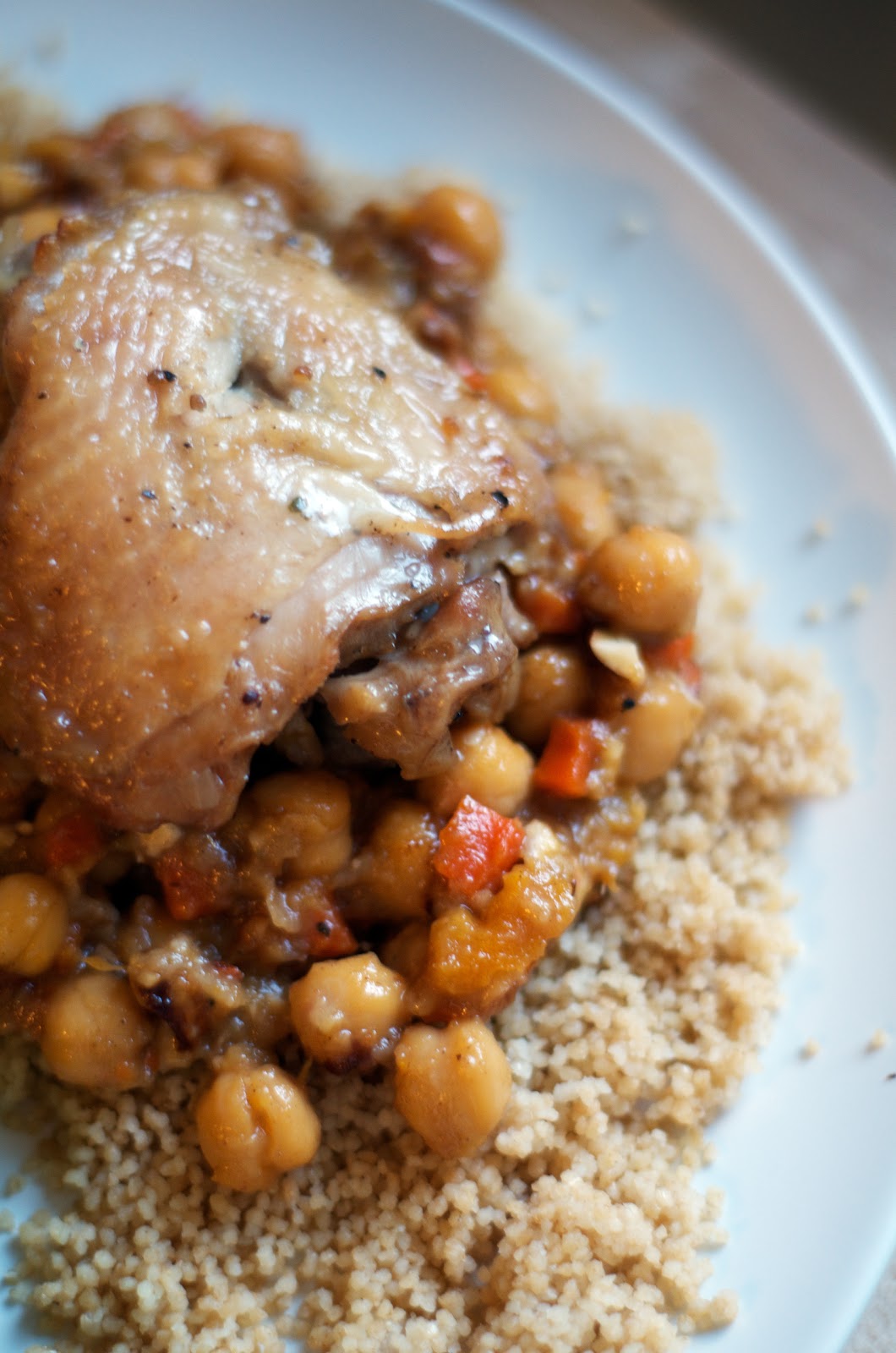 The Ginger Cook Chicken Tagine with Apricots, Almonds & Chickpeas