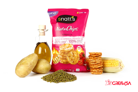 Snatts Natuchips de Grefusa: mas sabor, menos grasas Snatts Natuchips de Grefusa: mas sabor, menos grasas
