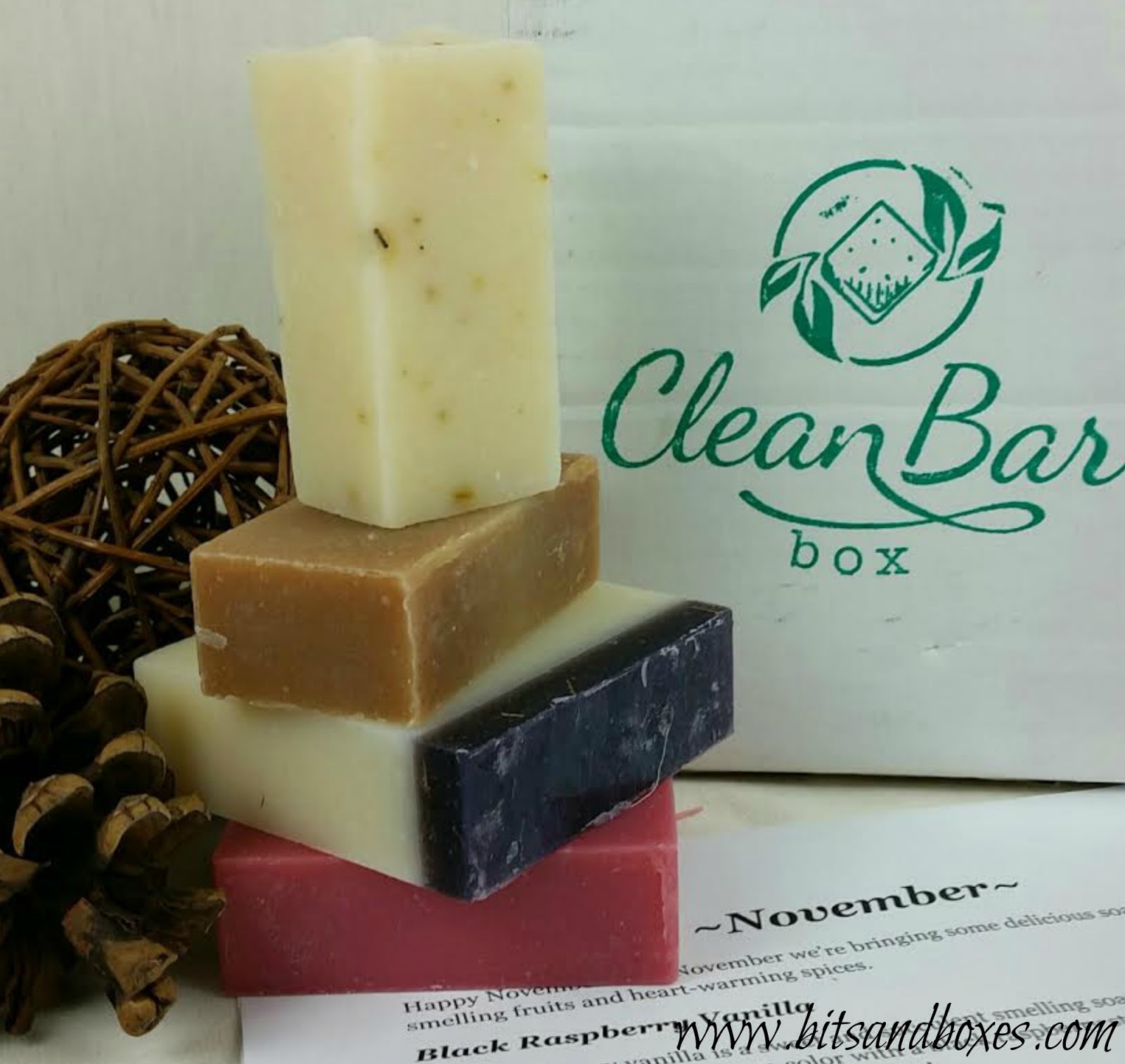 Clean Bar Box Soap Subscription November 2015 Review and Coupon Code
