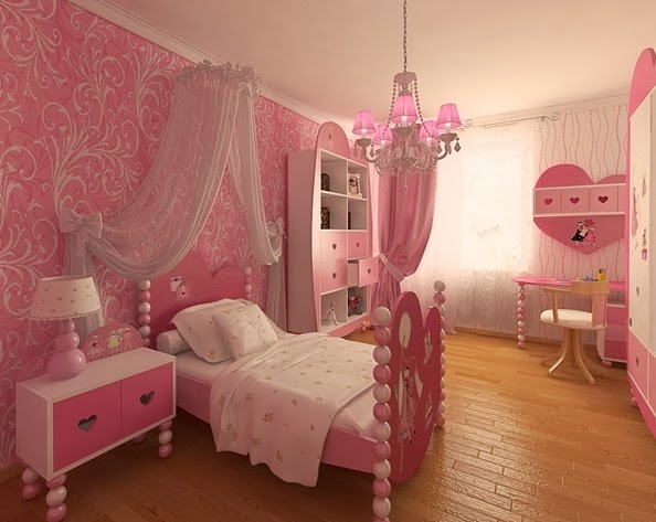 little girls pink bedding