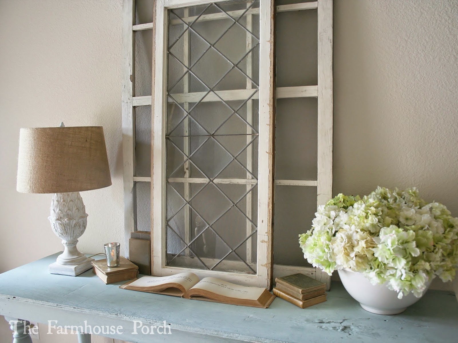 The Farmhouse Porch Antique Windows