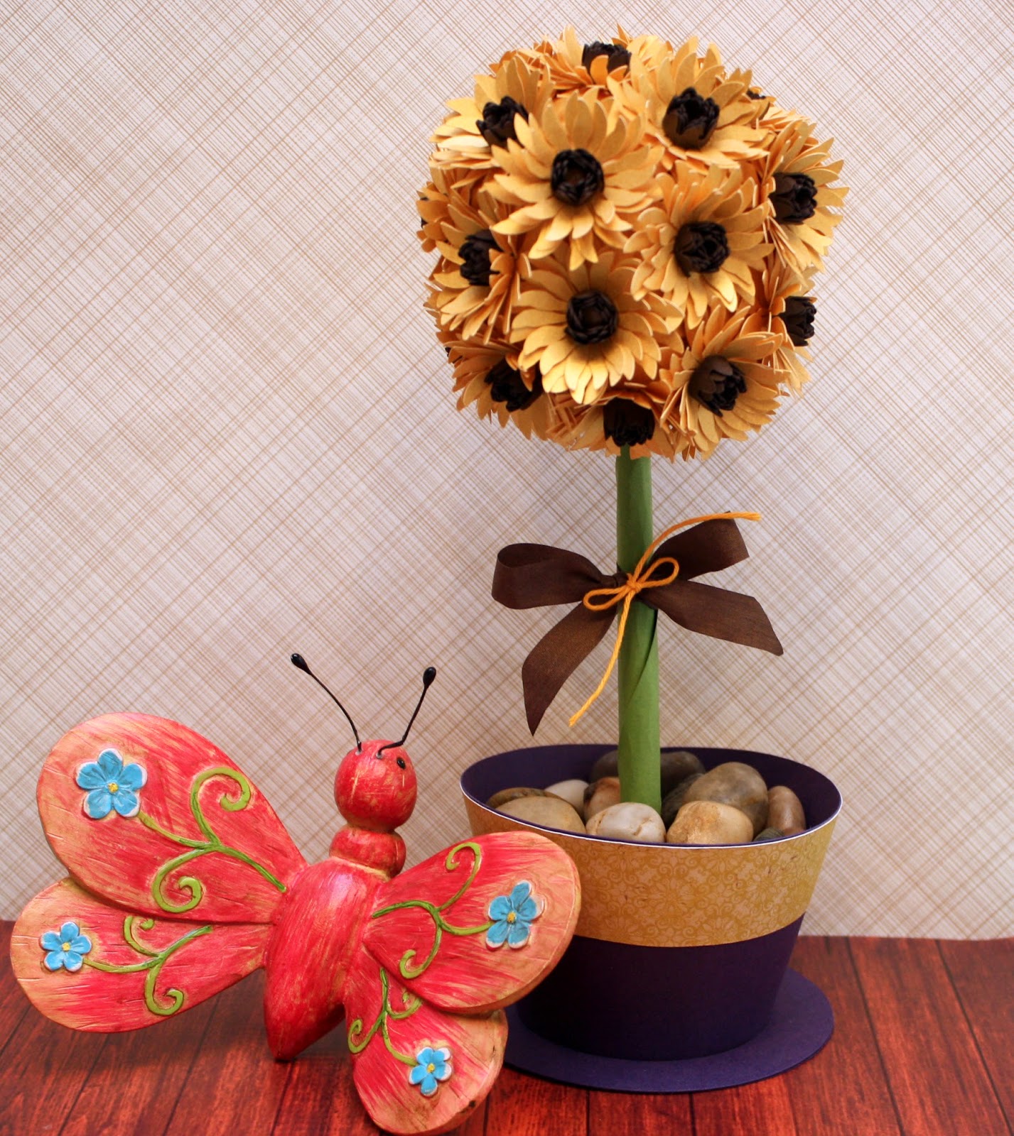 paper flower topiary under fontanacountryinn com paper flower topiary