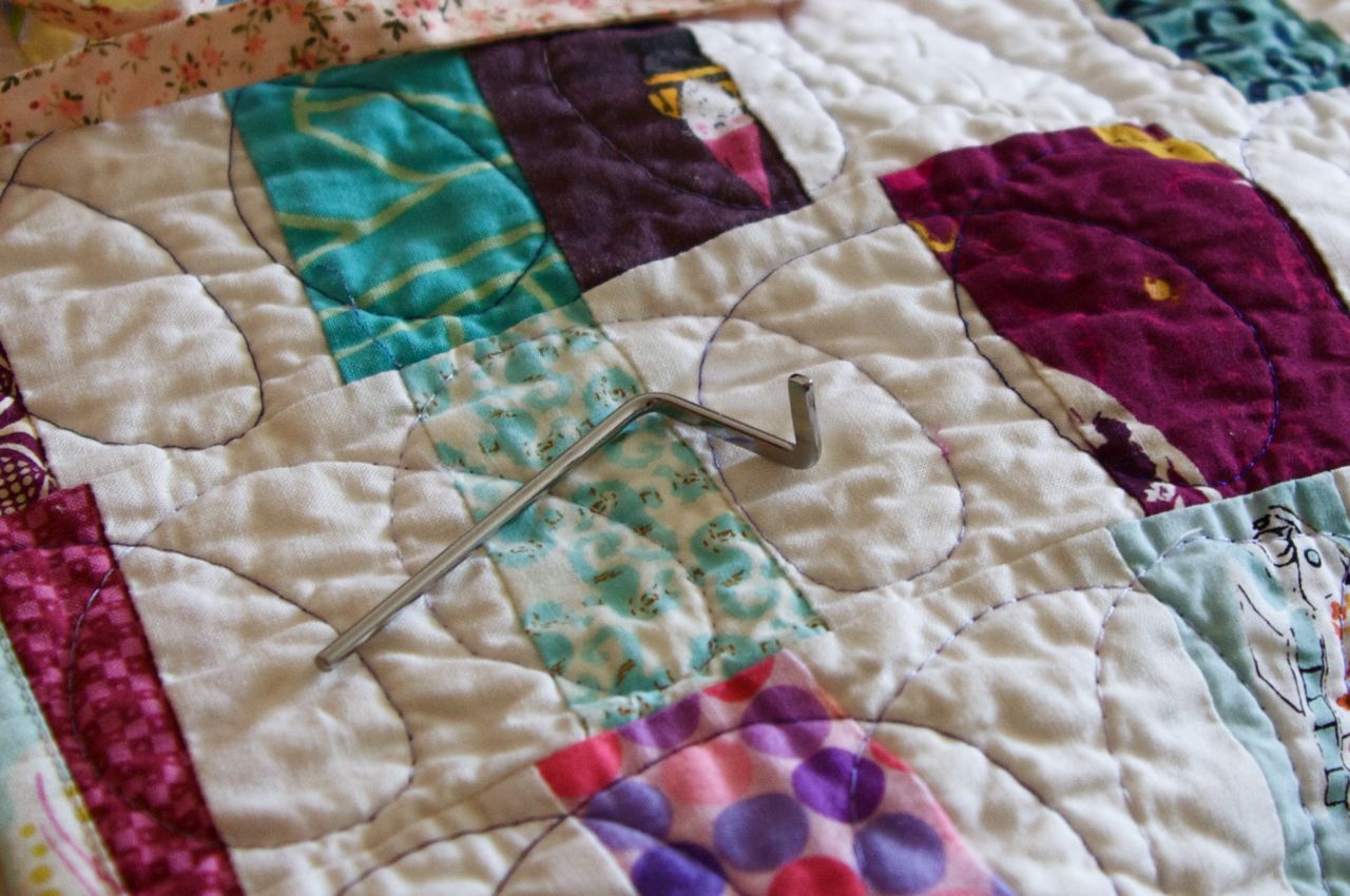 a quilt is nice straight line quilting