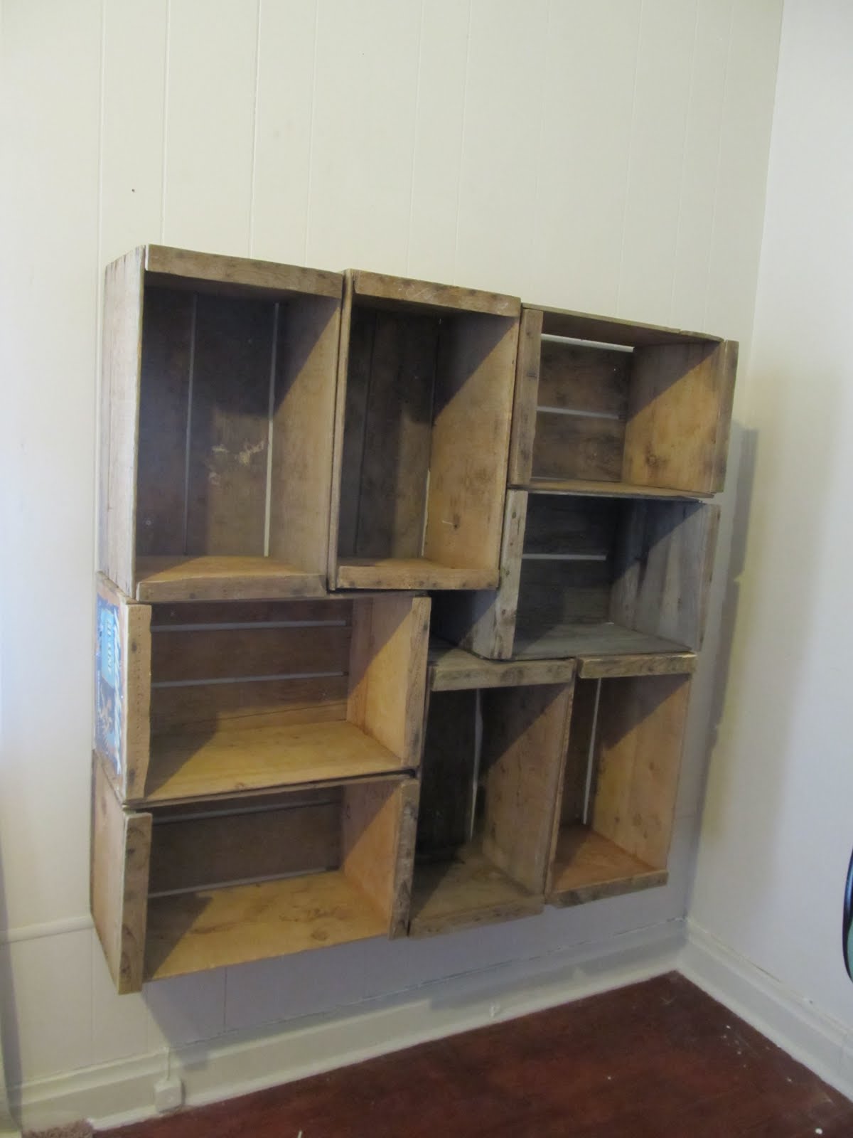 the lye's apple crates {finished product}