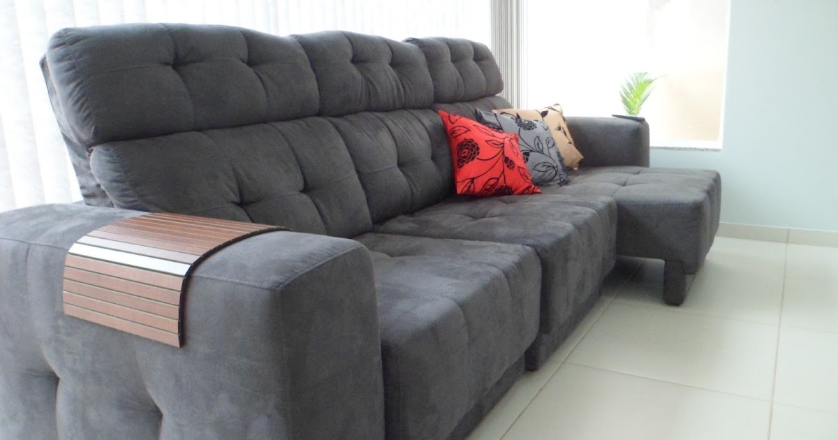 Construindo nosso Lar Sofá ganhou almofadas.....