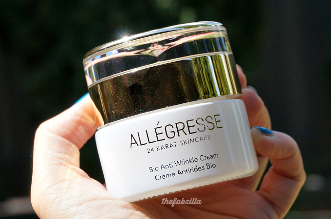 Allegresse 24-Karat Skincare, Bio Anti-Wrinkle Cream, Refining Facial Serum, Review, Giveaway