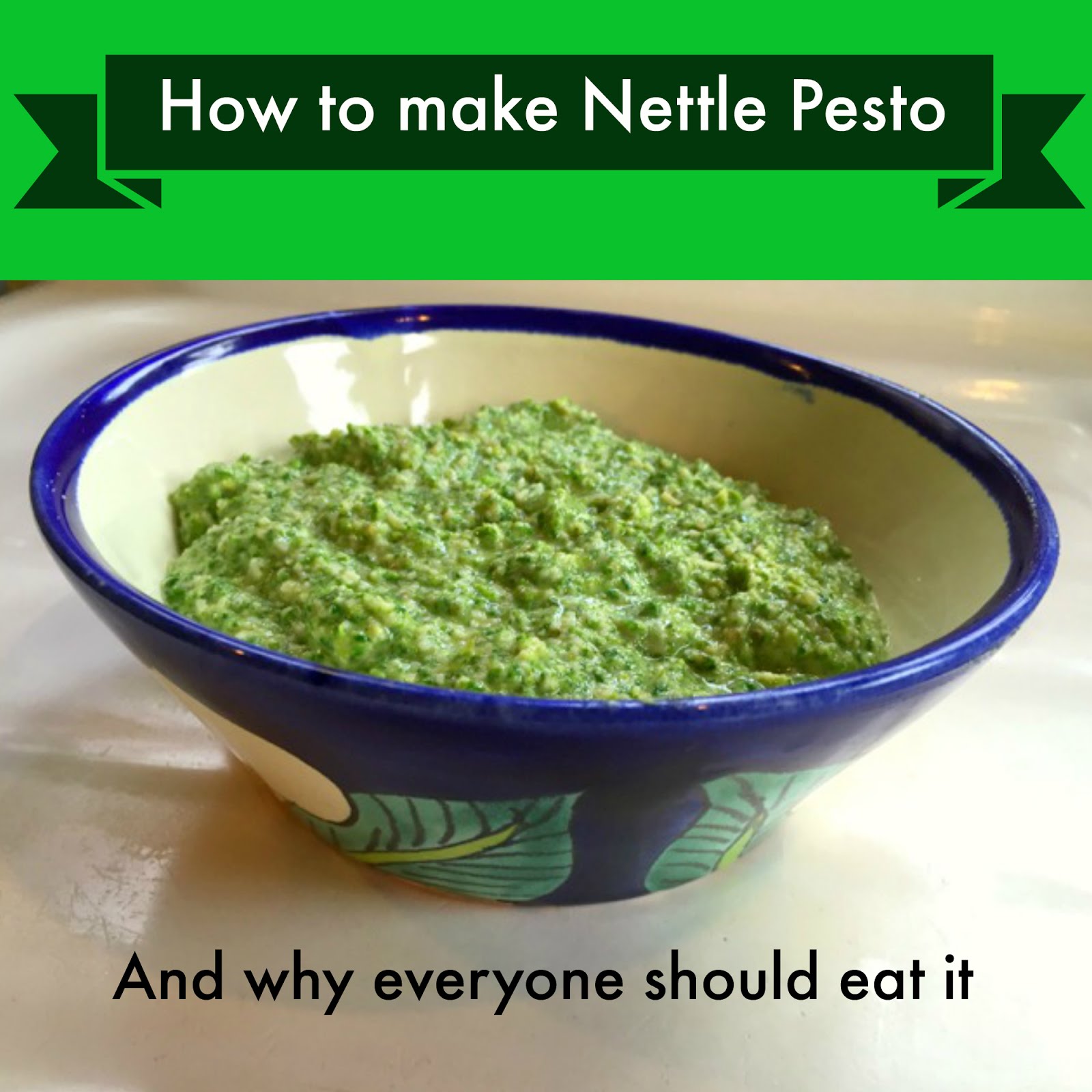 How to make nettle pesto