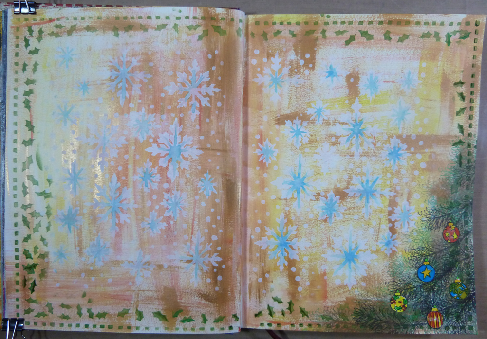 The Hobby Room (Michelle b) Art Journaling day at Art from the
