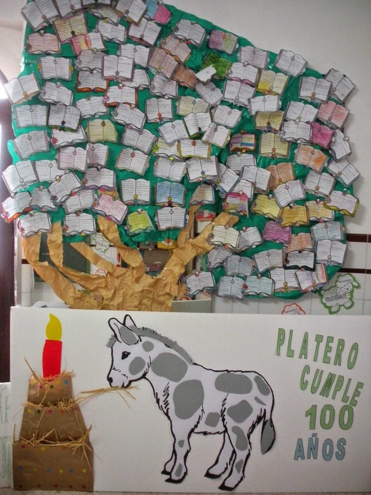 Platero visita nuestro Árbol de la Lectura