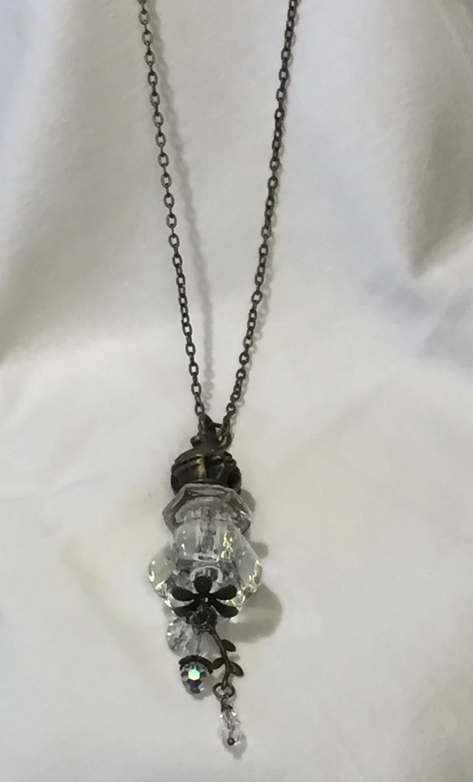 Gold Rush Gal Crafts Vintage Drawer Pull Necklace