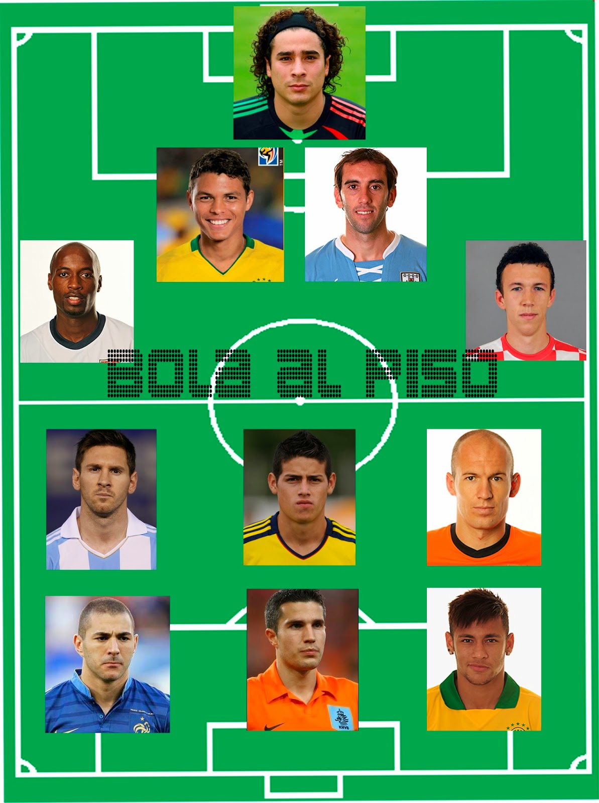 Bola al Piso El Equipo Ideal de la fase de Grupos