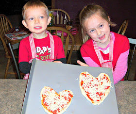 valentine tradtions, heart shaped pizza