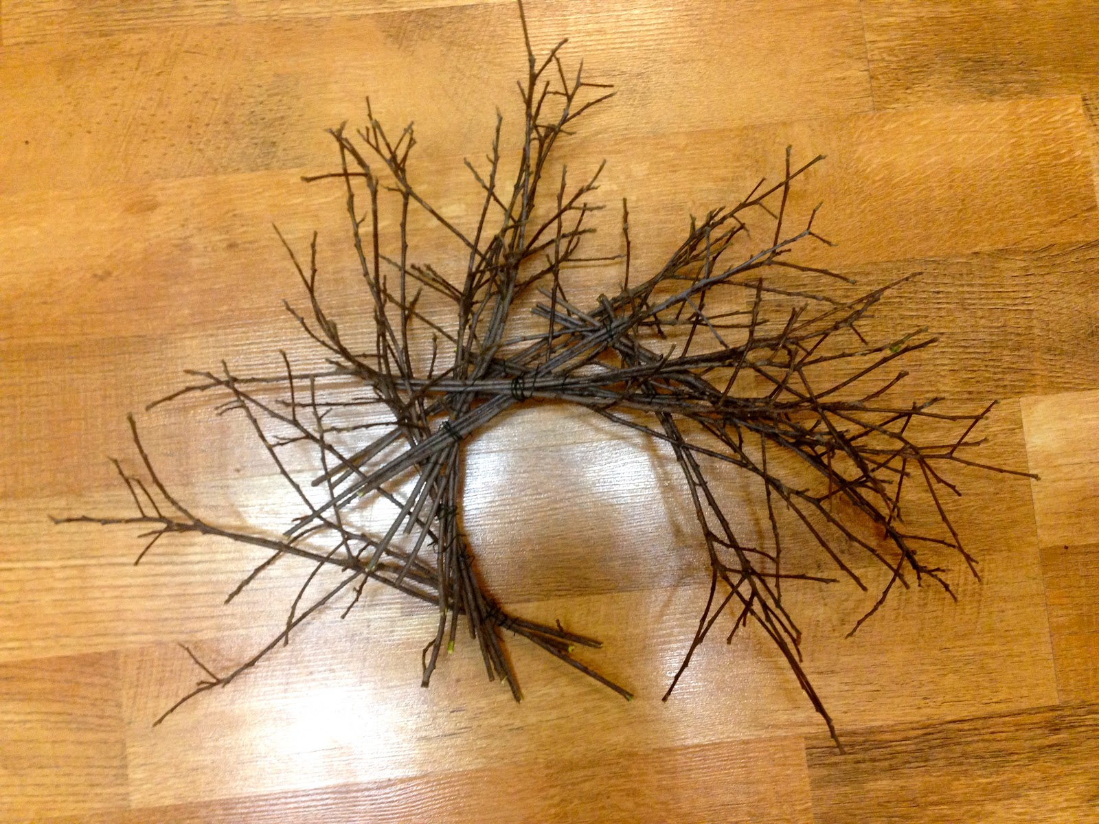 Keep adding and gently curving your way around