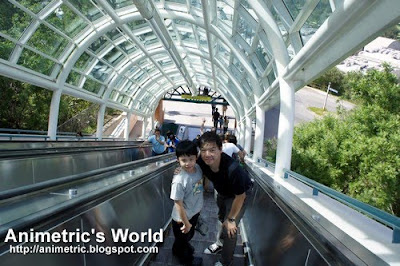 Escalator at Universal Studios Hollywood