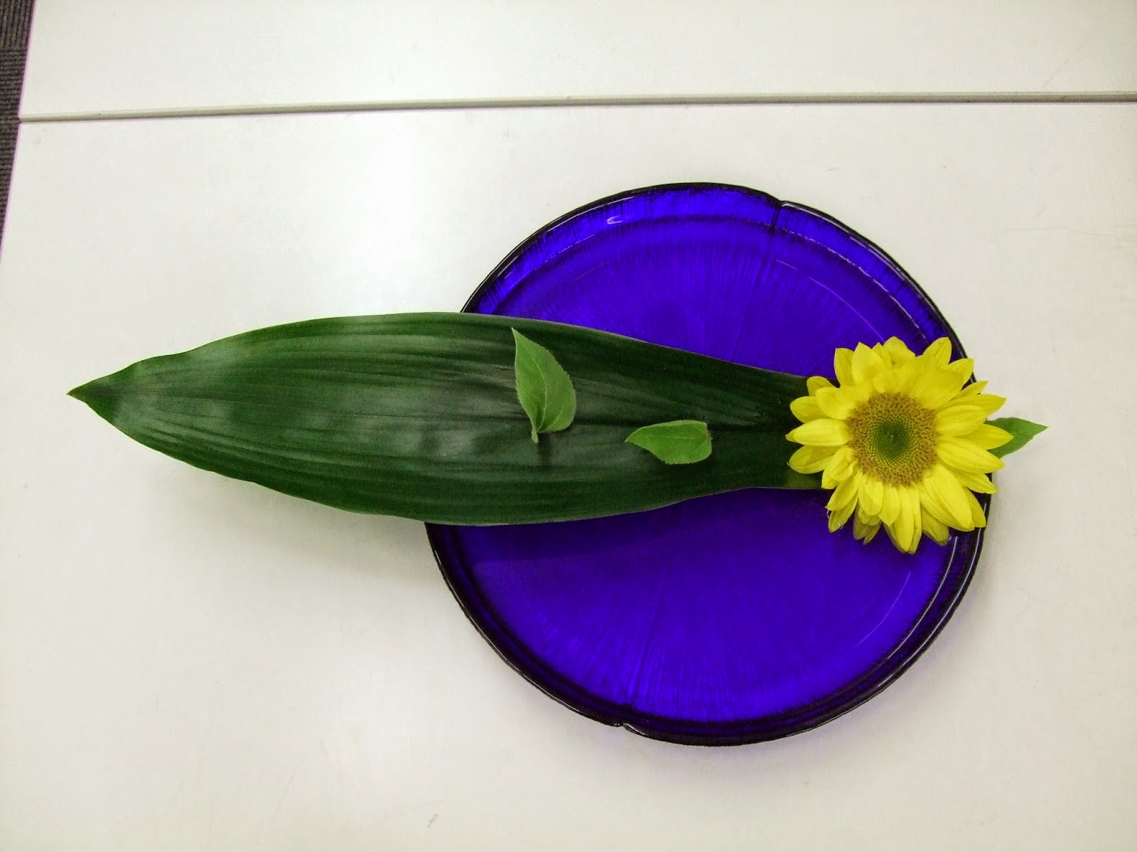 ちぃ道場 なんたって好日 第7応用花型 浮き花 敷き花 はらん ぎぼうし ひまわり