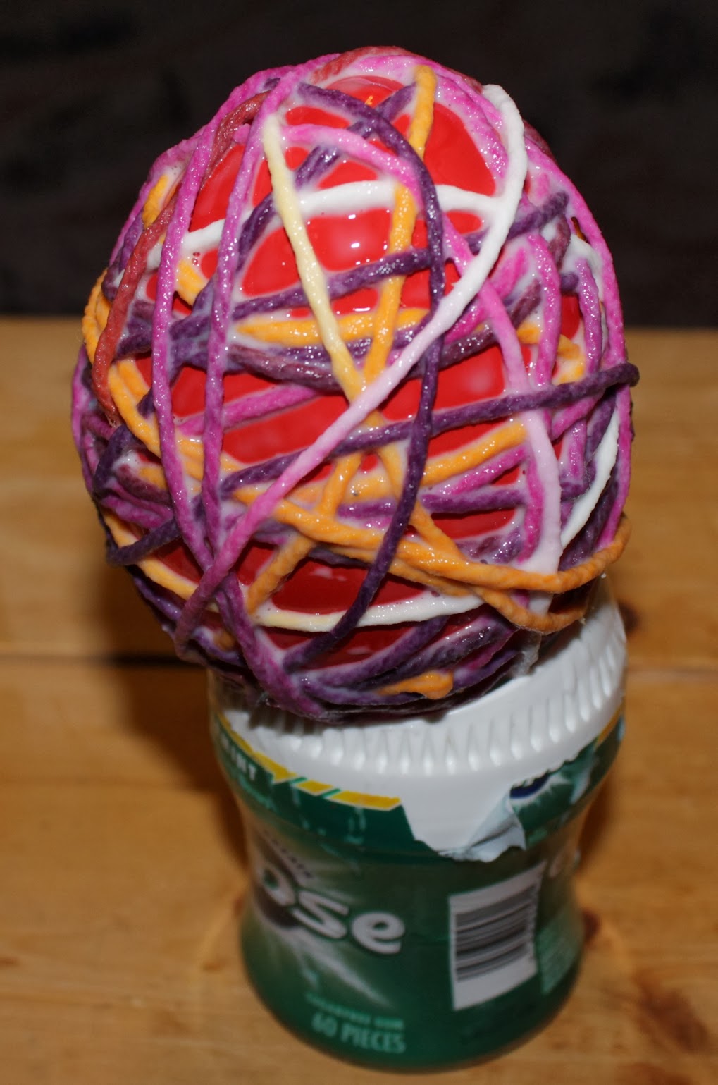 Aira Artistry Discovering 2014 Tissue Paper Bowl and Yarn Egg