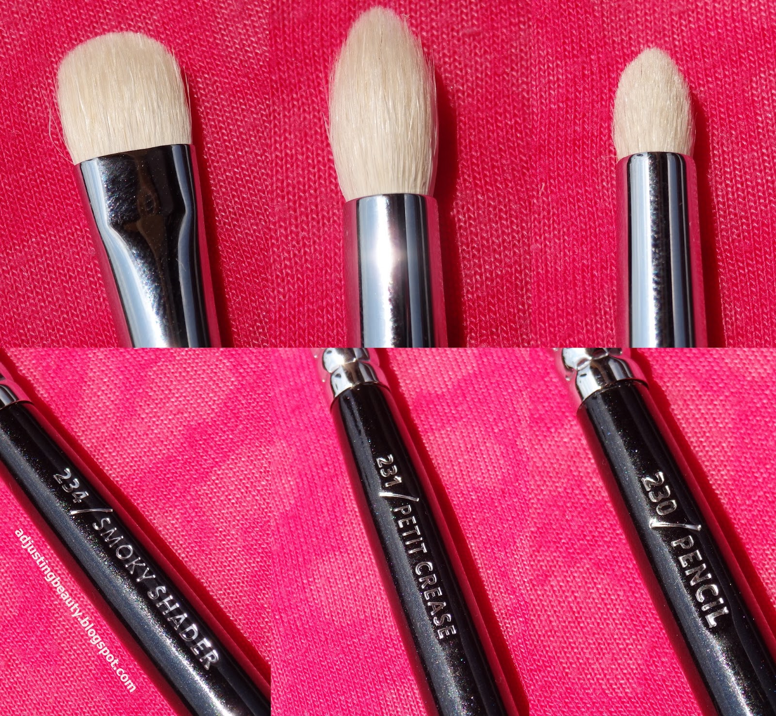 Review Zoeva eye brushes Adjusting Beauty