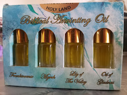 A set of 4 biblical anointing oil