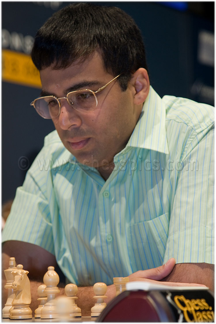 Viswanathan Anand (India) seen during the tenth match of the World