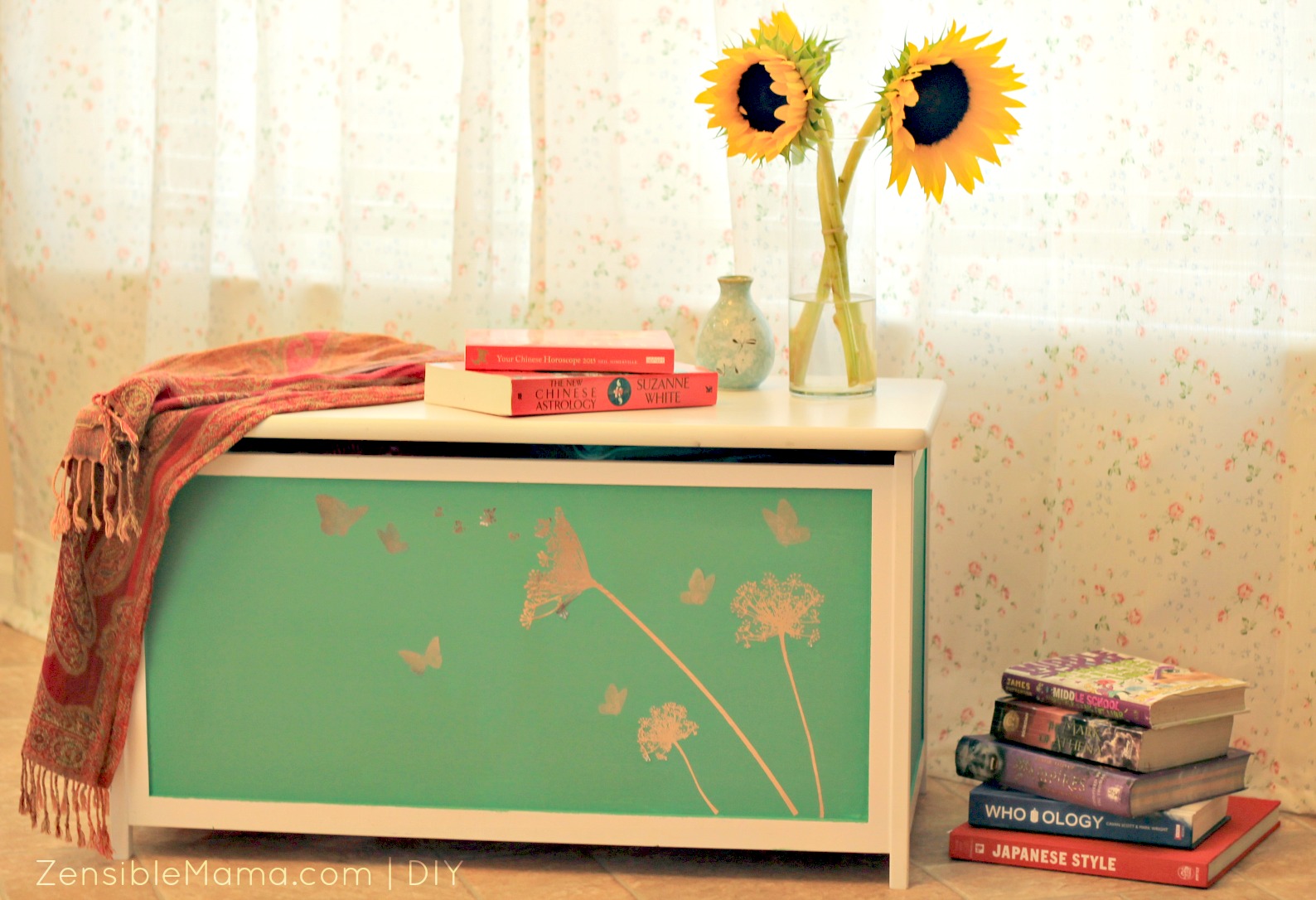 Zensible Mama DIY How to Repurpose an Old Toy Chest into a Chic