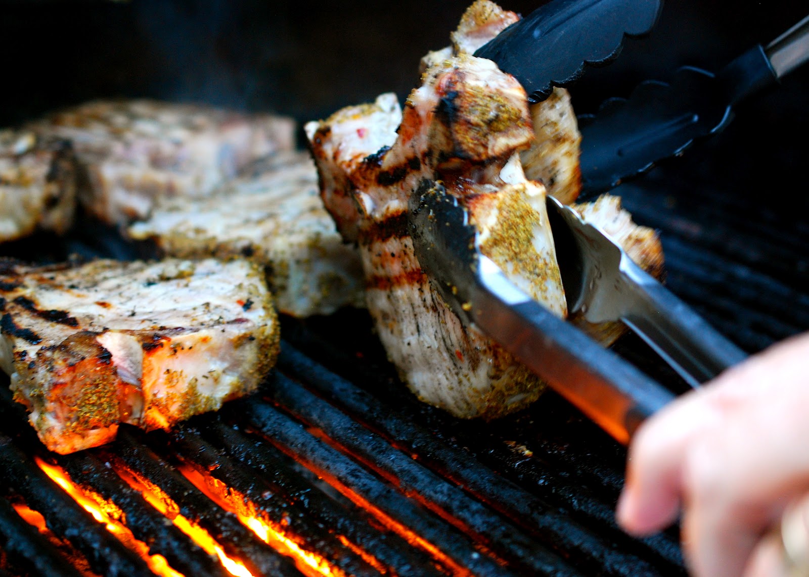 Cooking with Larue Brined Pork Chops with Fennel Pollen