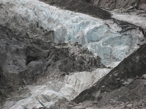 A Closer View of the Glacier's Icy Teeth