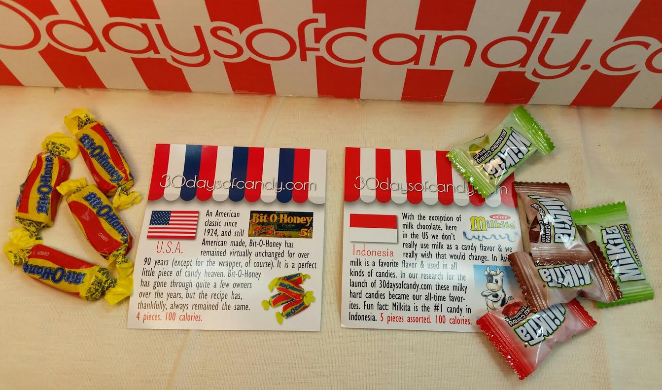 30 Days of Candy "Around the World in 30 Days" Subscription Box Review