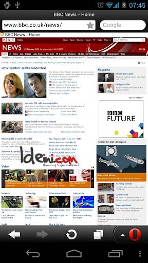 Download Opera Mini 7 Untuk Android Tampilan Opera Mini 7, Download Opera Mini 7 Untuk Android