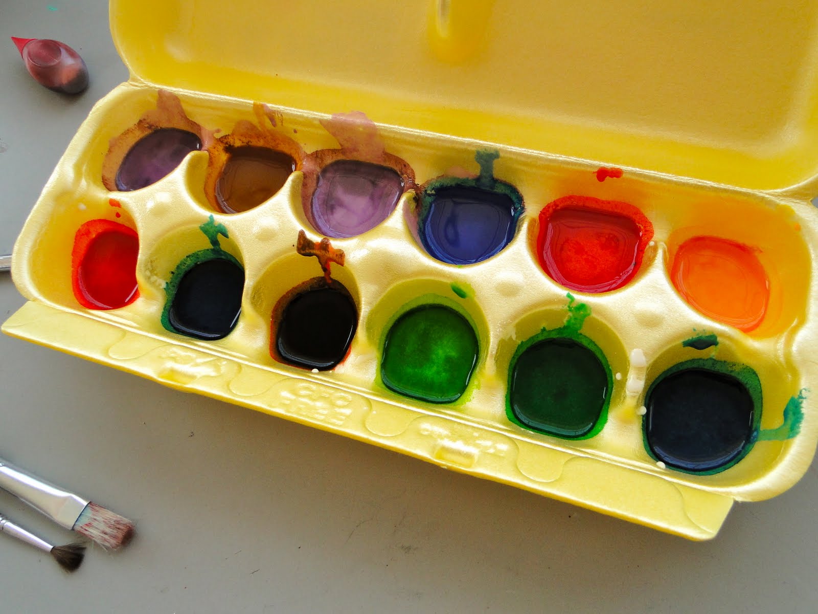 Raising 4 Princesses watercolor paints recipe