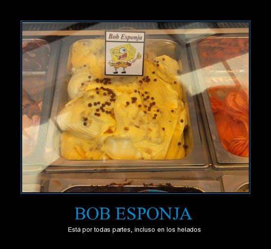 Helado de sabor Bob Esponja Blog Esponja