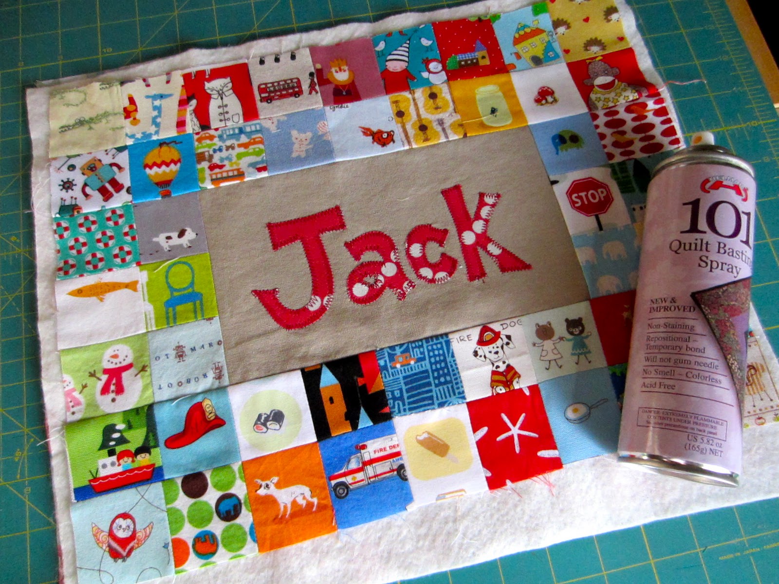 mon petit lyons patchwork placemat tutorial imagine gnats