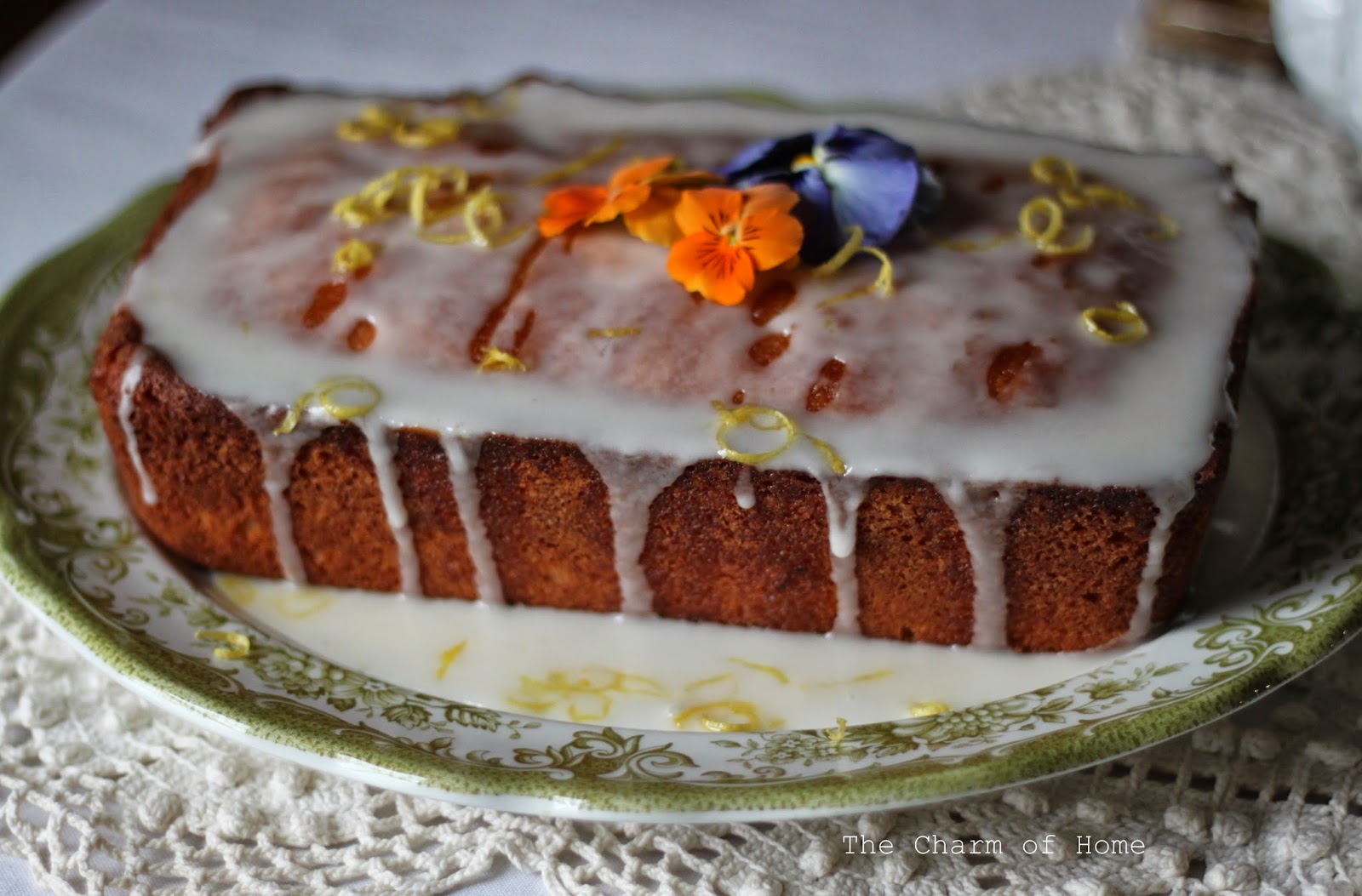 The Charm of Home Lemon Cake Tea