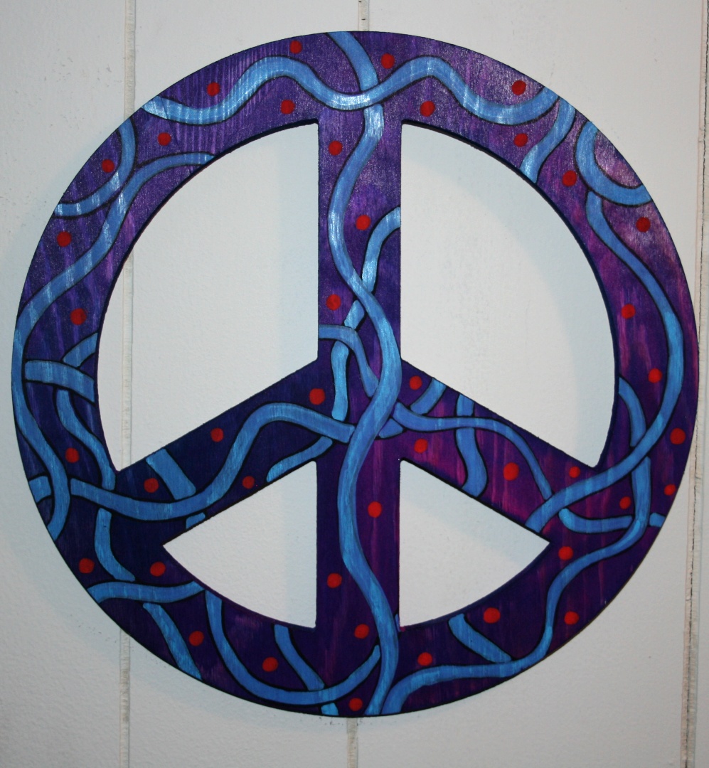 Funky Home Decor Peace Sign Wall Art 19.95 Free Shipping!