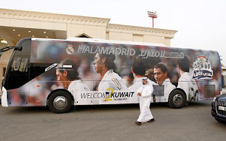 اكثر من 40 صورة و 5 مقاطع لتغطية وصول فريق ريال مدريد الى الكويت 15-5-2012