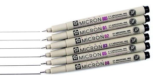 Pigma Micron 005 Superfine Pen Black 0.20mm 