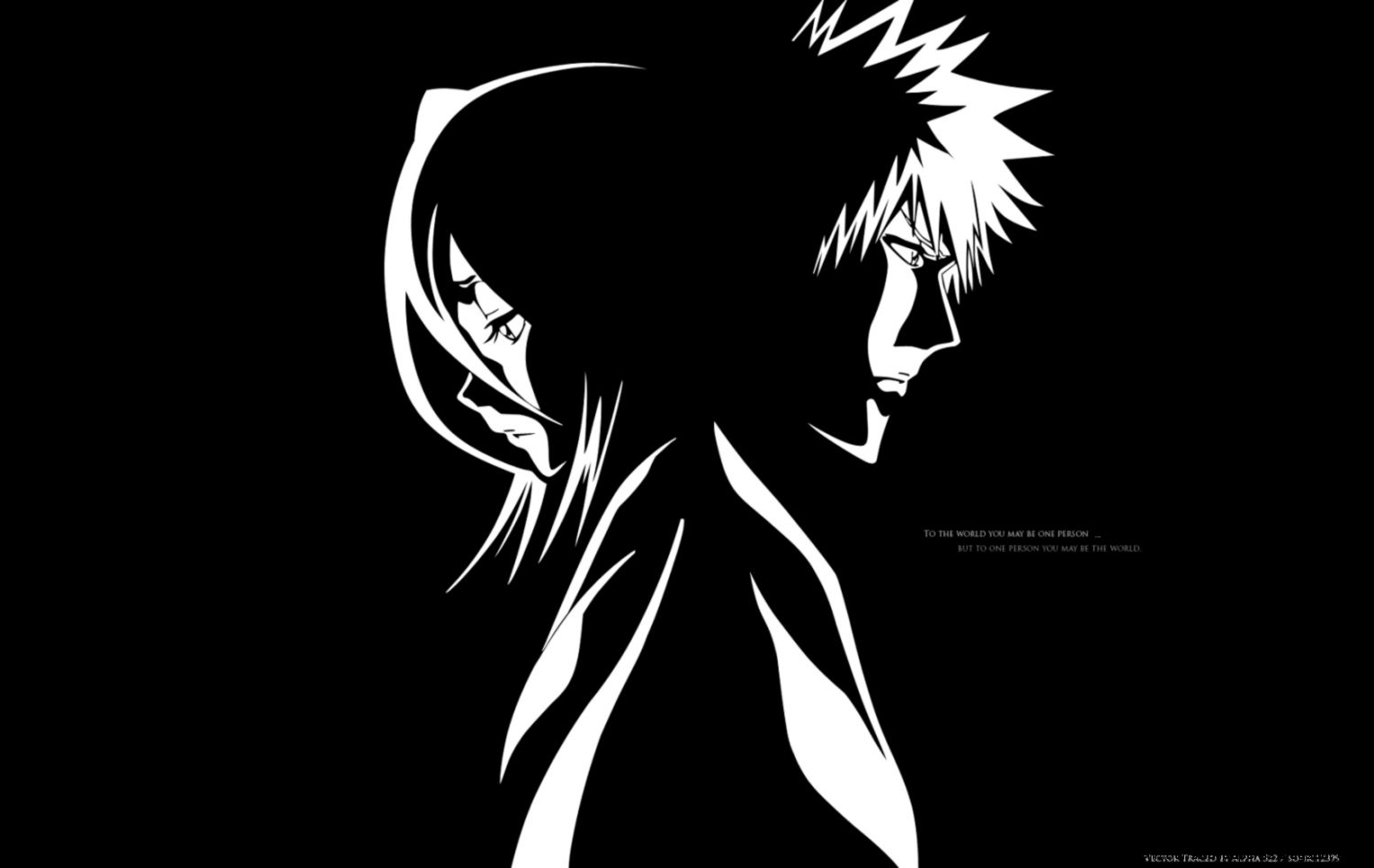 Two Side Black Backround Bleach Wallpaper Hd Anime HD Wallpapers Two Side Black Backround Bleach Wallpaper Hd Anime HD Wallpapers